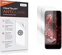 Vista 2 de BoxWave ClearTouch - Protector de pantalla compatible con Nubia Red Magic 5S – ClearTouch Anti-reflejo (paquete de 2), antihuellas, mate, para Nubia