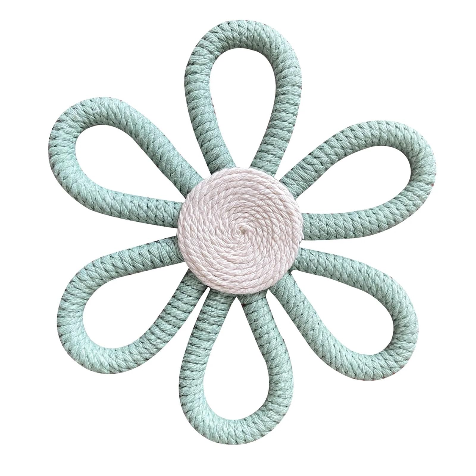 Himscev Color3 Handmade Colorful Woven Chrysanthemum Wall Decorations - Vibrant Flower Hanging Decor For Home And Nursery(,17Cm)