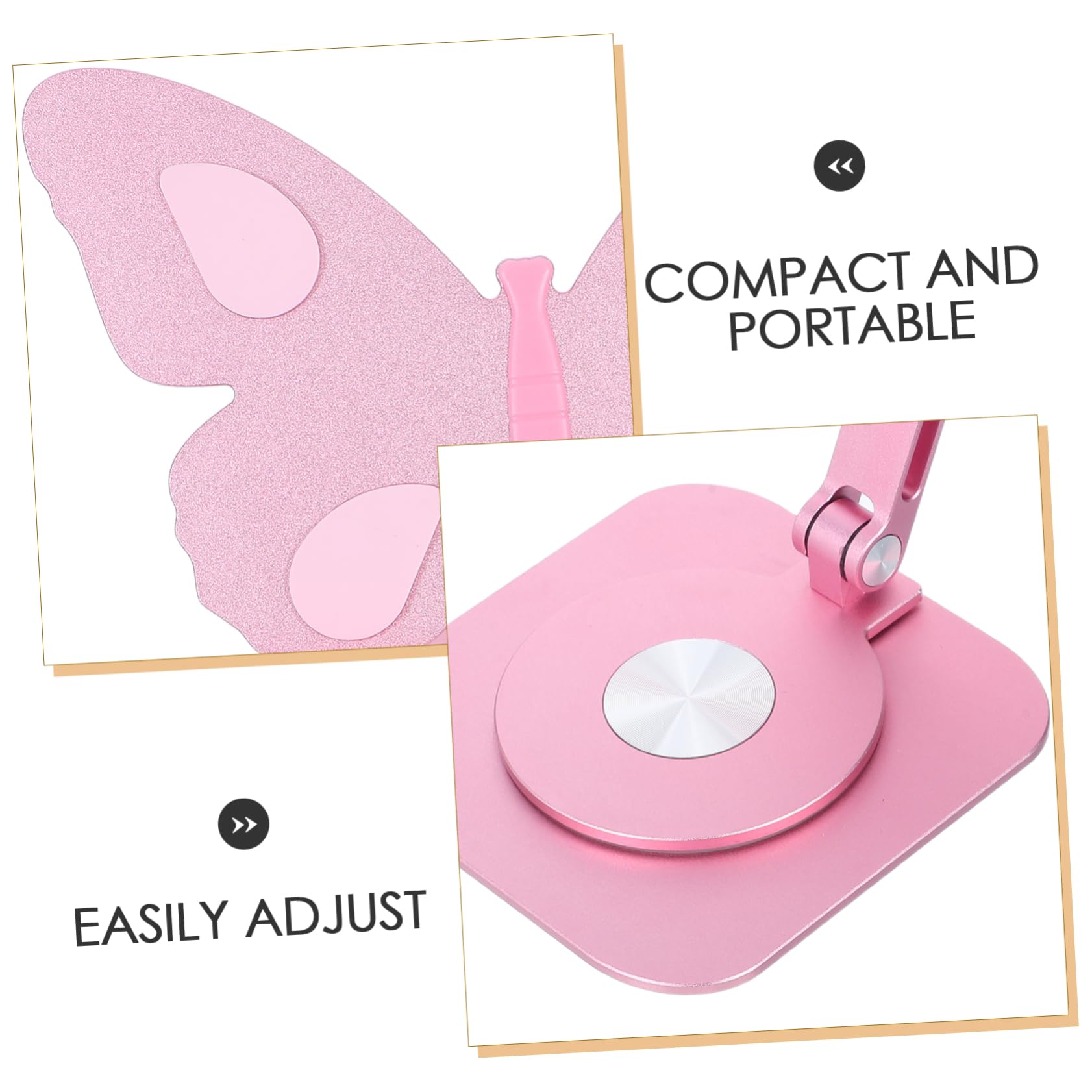 Soporte Plegable para Teléfono de Escritorio Giratorio 360°