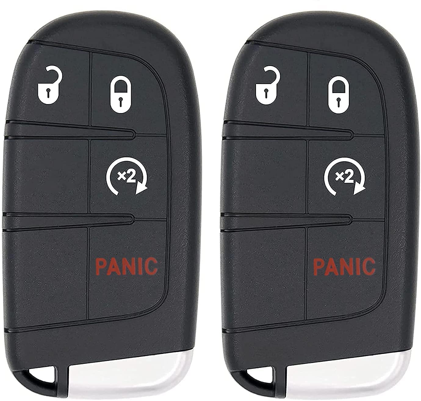 CAUORMOTE Replacement Keyless Entry Remote Key Fob for Dodge Charger 2011-2016, M3N40821302, Pack of 2