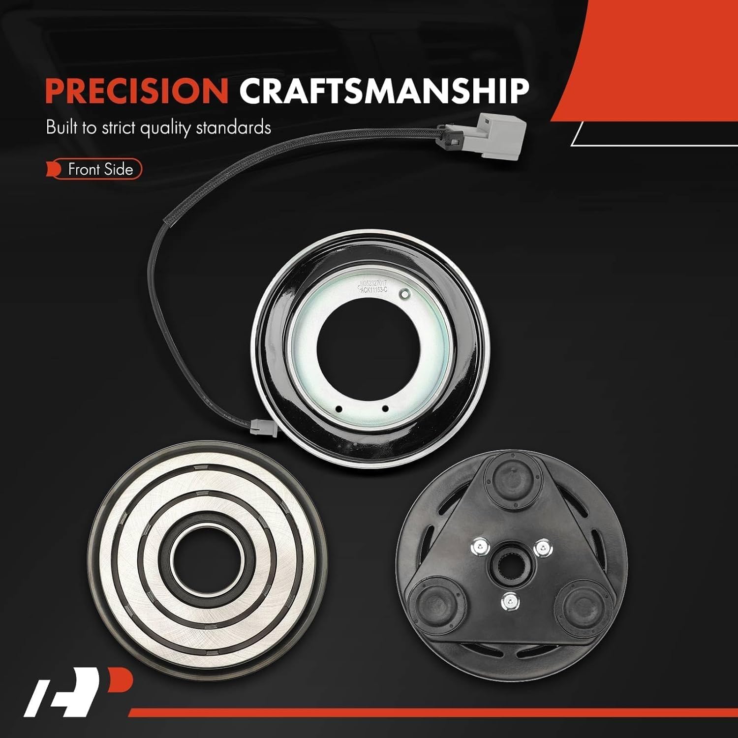 A-Premium A/C Compressor Clutch Kit Fit for Subaru Impreza 2.0L 2.5L 2002-2007, Fit for Subaru 9-2X 2.0L 2.5L 2005-2006