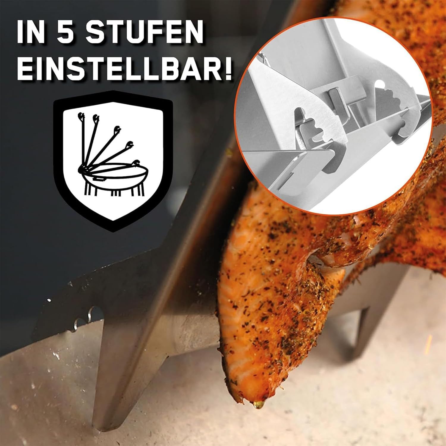 Strong Stainless Steel Fish Cooking Board Ensuring Uniform Heat Spread and Easy Flipping Dishwasher Safe Barbecue Accessory