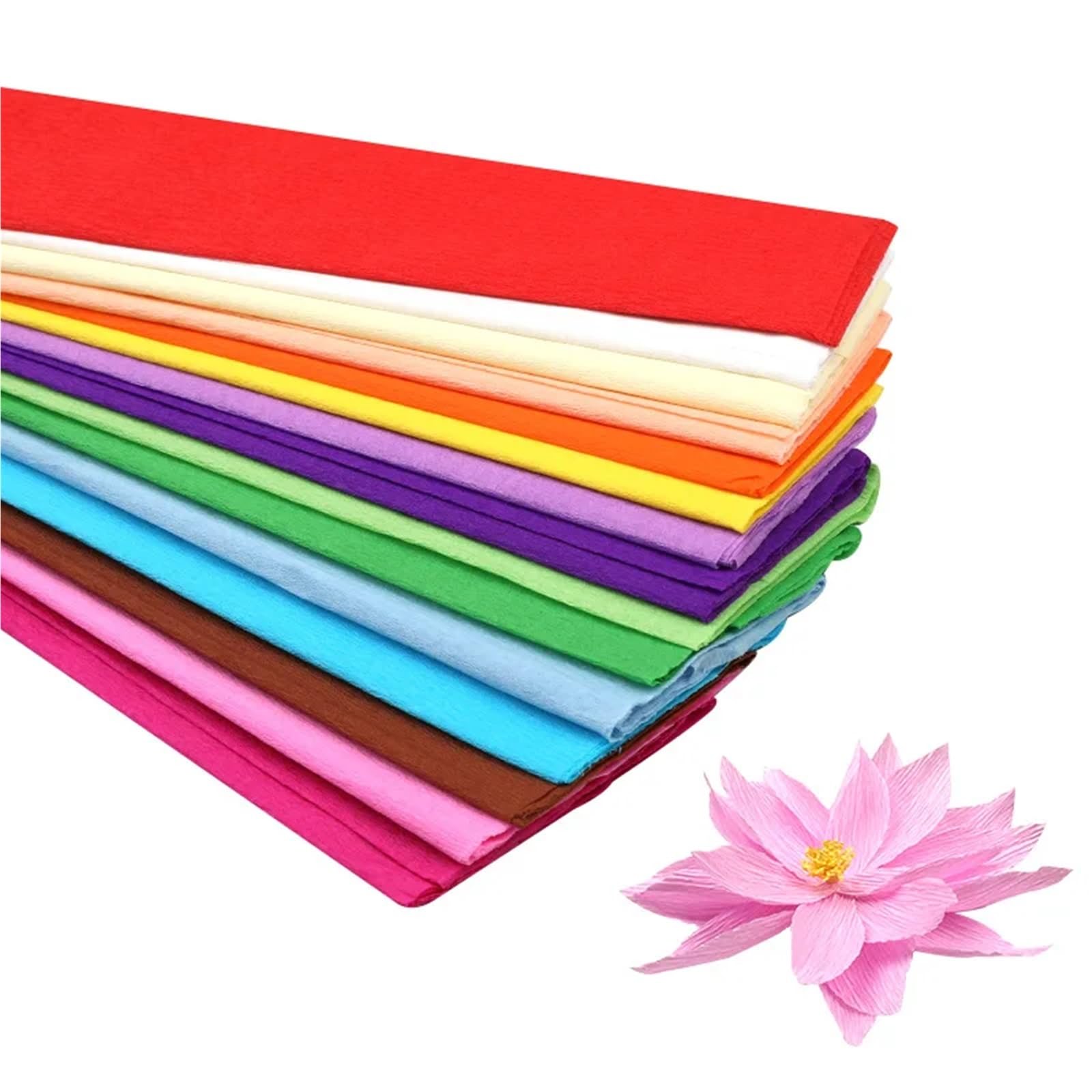 Premium Italian Crepe Paper (60 GSM), 19 1/2