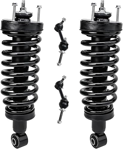 Miniatura 85 de Detroit Axle - Kit de amortiguadores de 4 puntales para Ford Escape 14-19, 2 puntales delanteros con resorte helicoidal 2 amortiguadores traseros