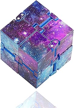 Fingertip Cube Mini Abs Infinity Cube For Stress Relief Fidget Anti Anxiety Stress For Kids Adult Edc Toy Amazon Co Uk Toys Games