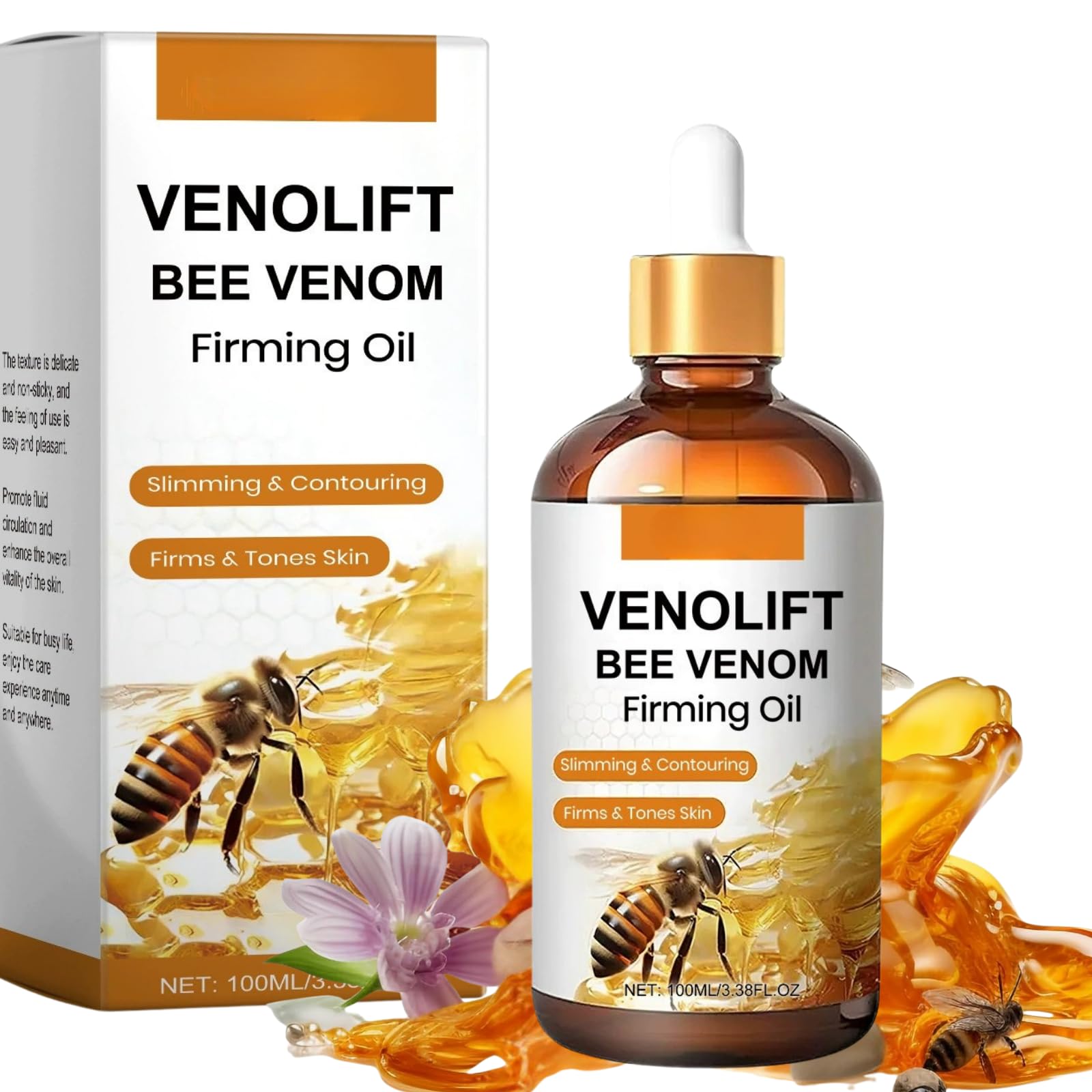 Bee Venom Firming Body Oil for Saggy Skin Skin Tightening & Lifting