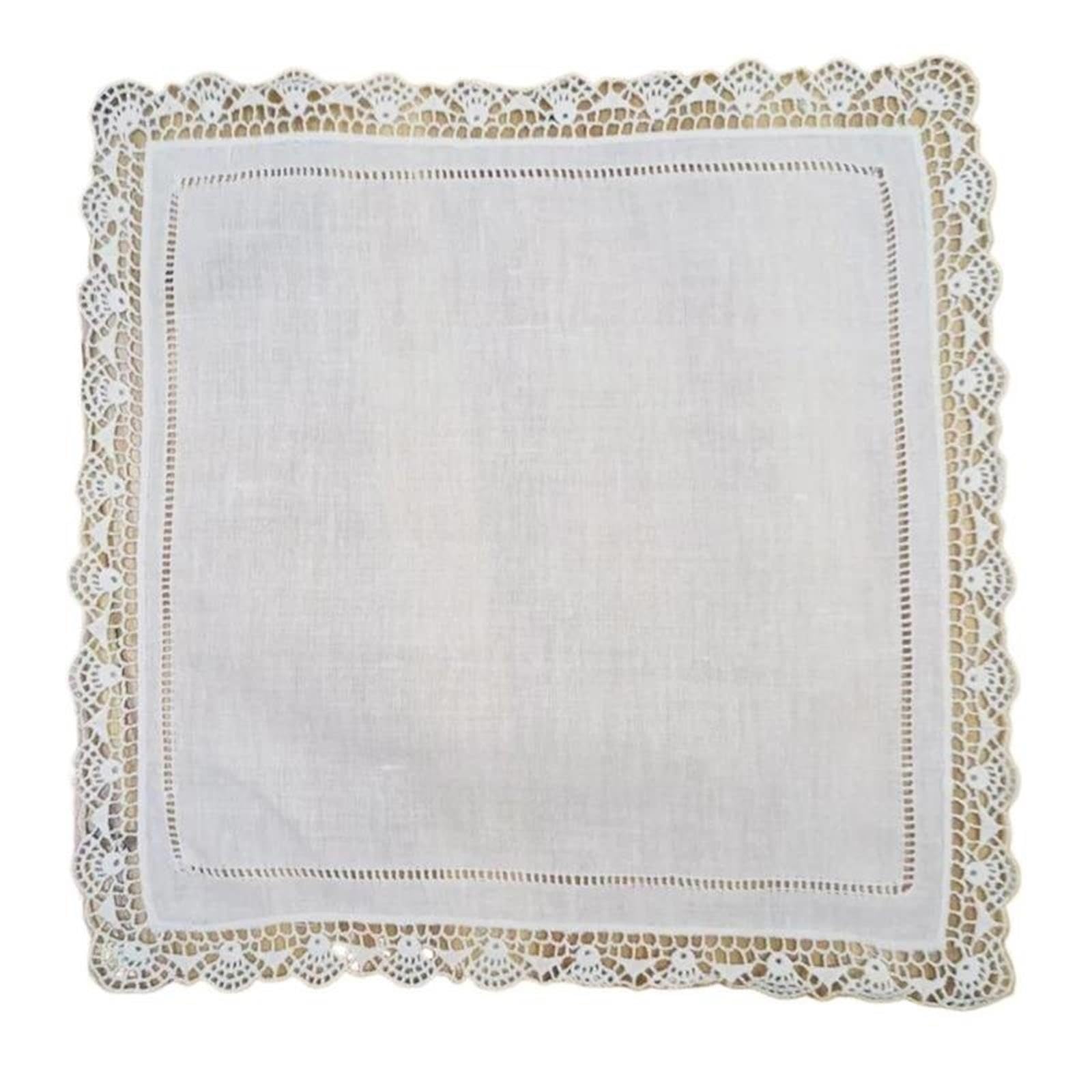 Fazzoletti di cotone 12 pezzi Fazzoletto da sposa da 12 pollici