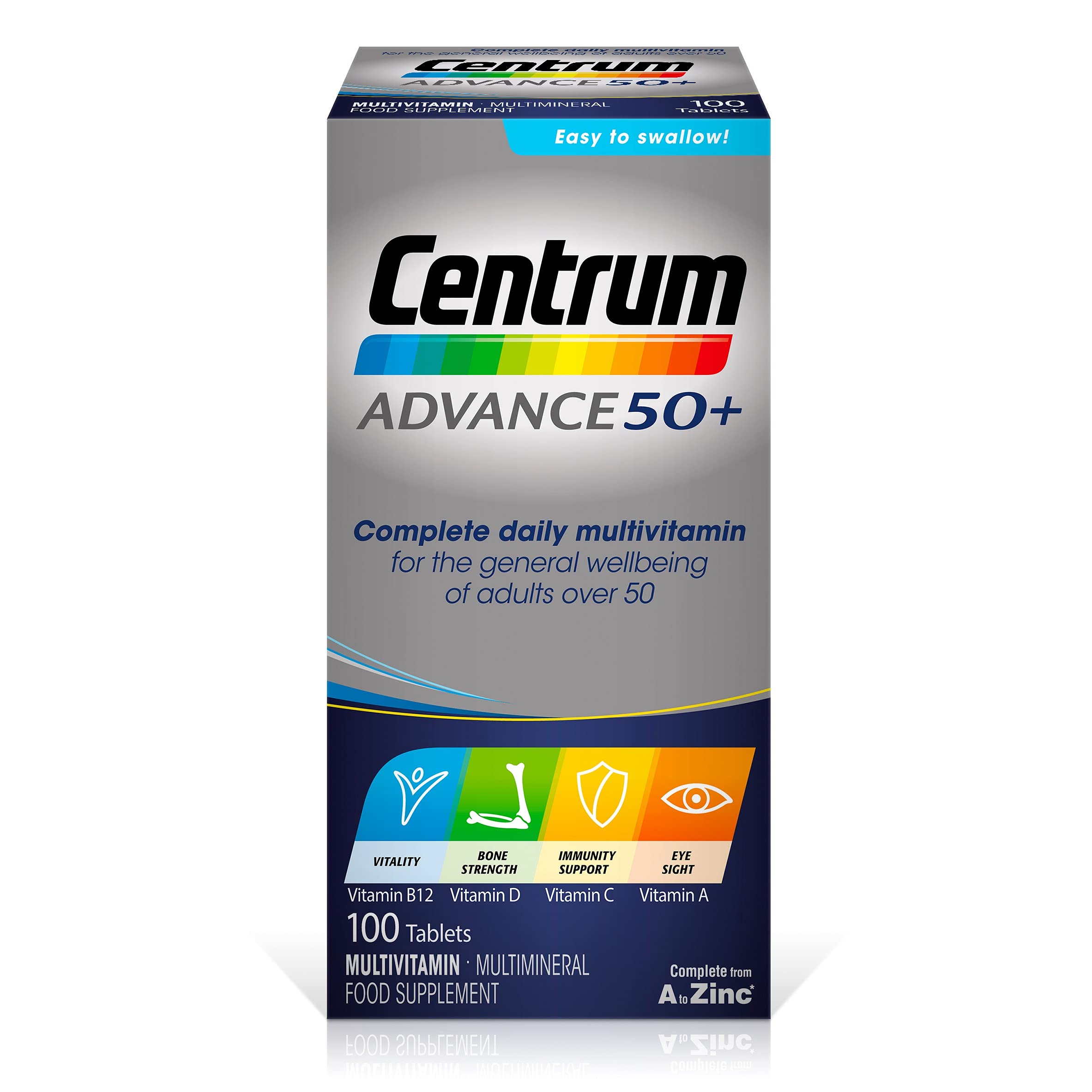 Centrum Advance 50+ Multivitamin & Mineral Tablets, 24 Essential
