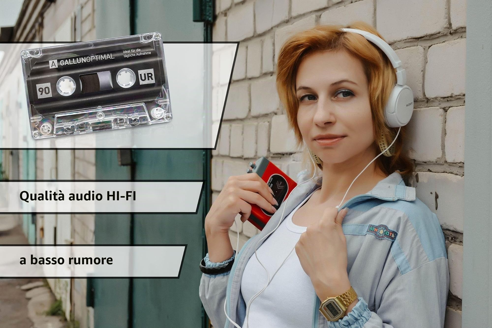 5 cassette audio UR90 da 90 min