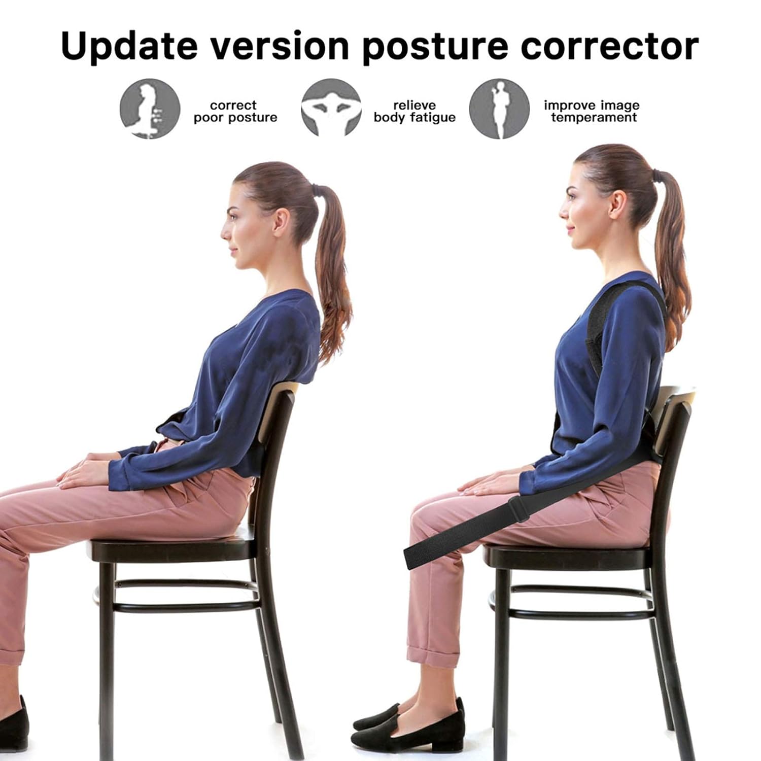 Get Special Price Posture Corrector for Men and Women Back Brace Clavicle Support with Adjustable 2 Wearing Ways - More Effective Posture Brace Relieve Pain for Neck, Shoulders Back -2020 Updated Version (Large) Best Cyber Deals 🔥 Posture Corrector for Men and Women Back Brace Clavicle Support with Adjustable 2 Wearing Ways - More Effective Posture Brace Relieve Pain for Neck, Shoulders Back -2020 Updated Version (Large)