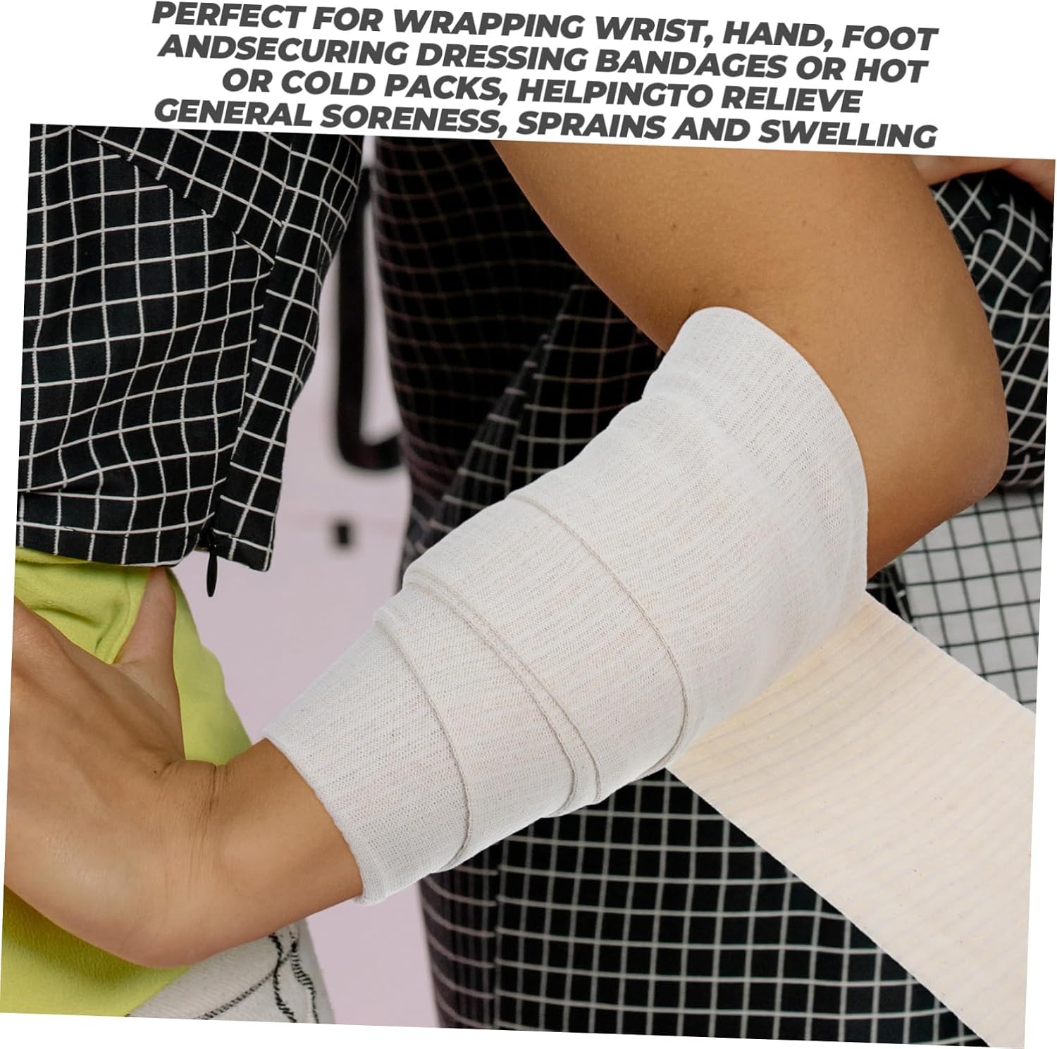 Elastic Tubular Cotton for Men Reusable Bandage Wrap Stockinette Tubing for Arm