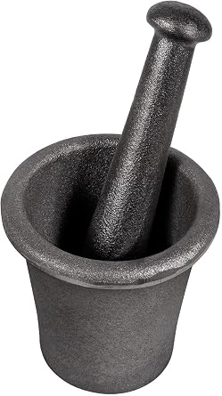YMT Cast Steel Mortar Pestle Rock-Ore Crusher-Pulverizer Assay Gold/Silver/Quartz Crusher Large Size