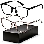 Gaoye Blue Light Blocking Glasses - Fashion Square Eyeglasses, Anti UV Ray Computer Gaming Glasses Blue Blockers for Women/Men