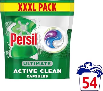 Persil Ultimate Active Clean Washing Capsules our best odour-fighting for 14 days of freshness 54 washes