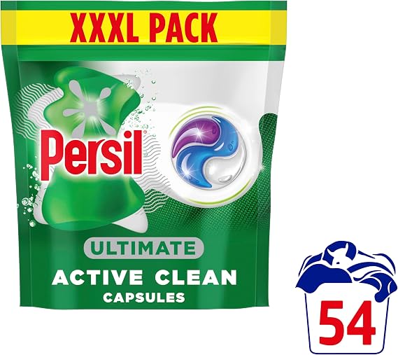 Persil Ultimate Active Clean Washing Capsules our best odour-fighting for 14 days of freshness 54 washes