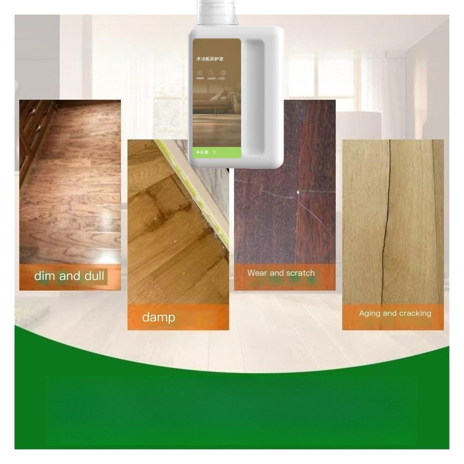 Compatible Para Dreame. Solución Para El Mantenimiento De Suelos De Madera. 1L (33,8 Fl Oz). Compatible Con Matrix10 Ultra | 2pc