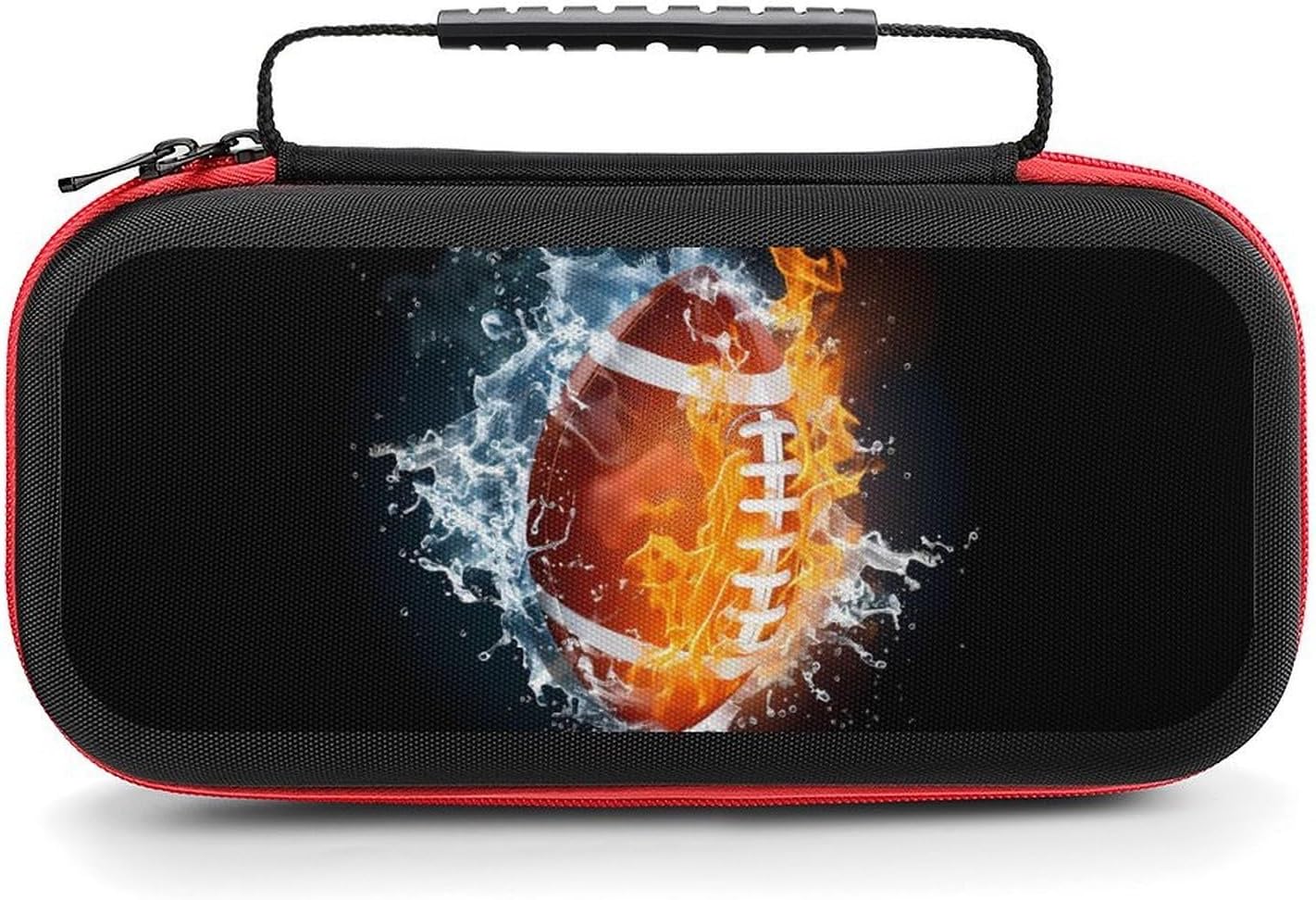 Switch Carrying Case Soccer Ball That Breaks Switch Game Case with 20 Games Cartridges Hard Shell Travel Protection Storage Case for Console & Accessories