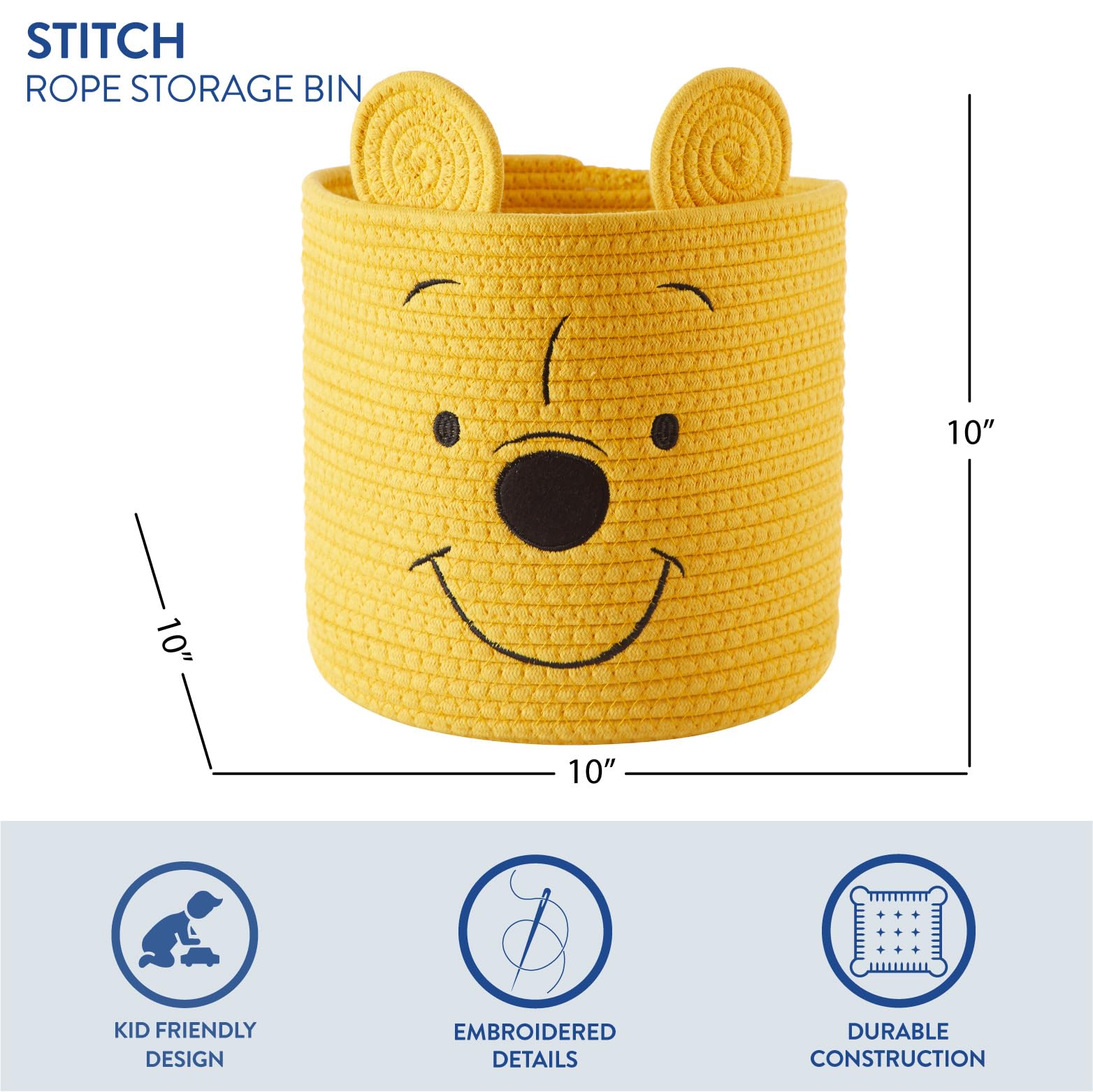Snapklik.com : Disney Winnie The Pooh Figural Rope Storage Organizer ...