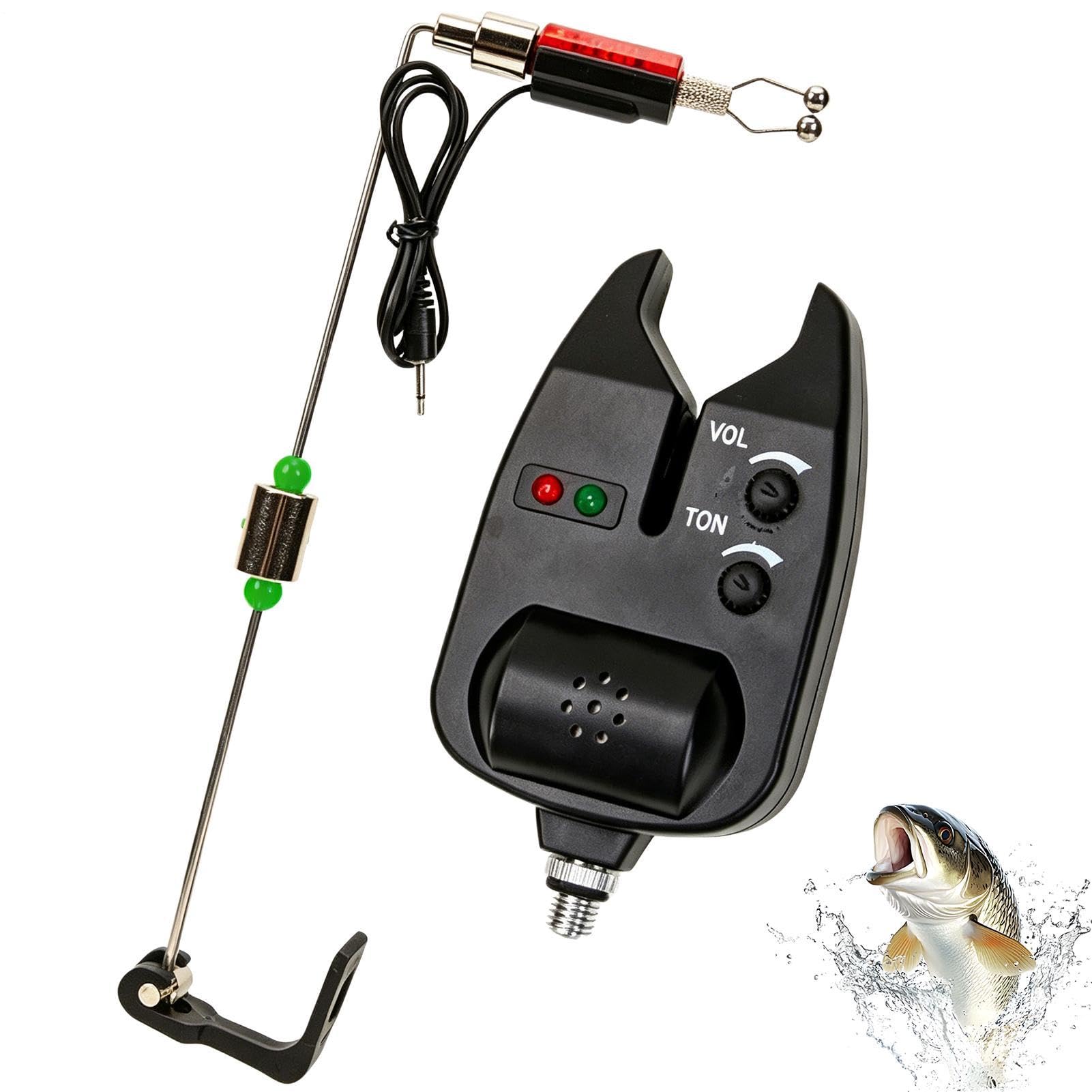 Alarma de pesca inalámbrica e indicador electrónico para caña 8