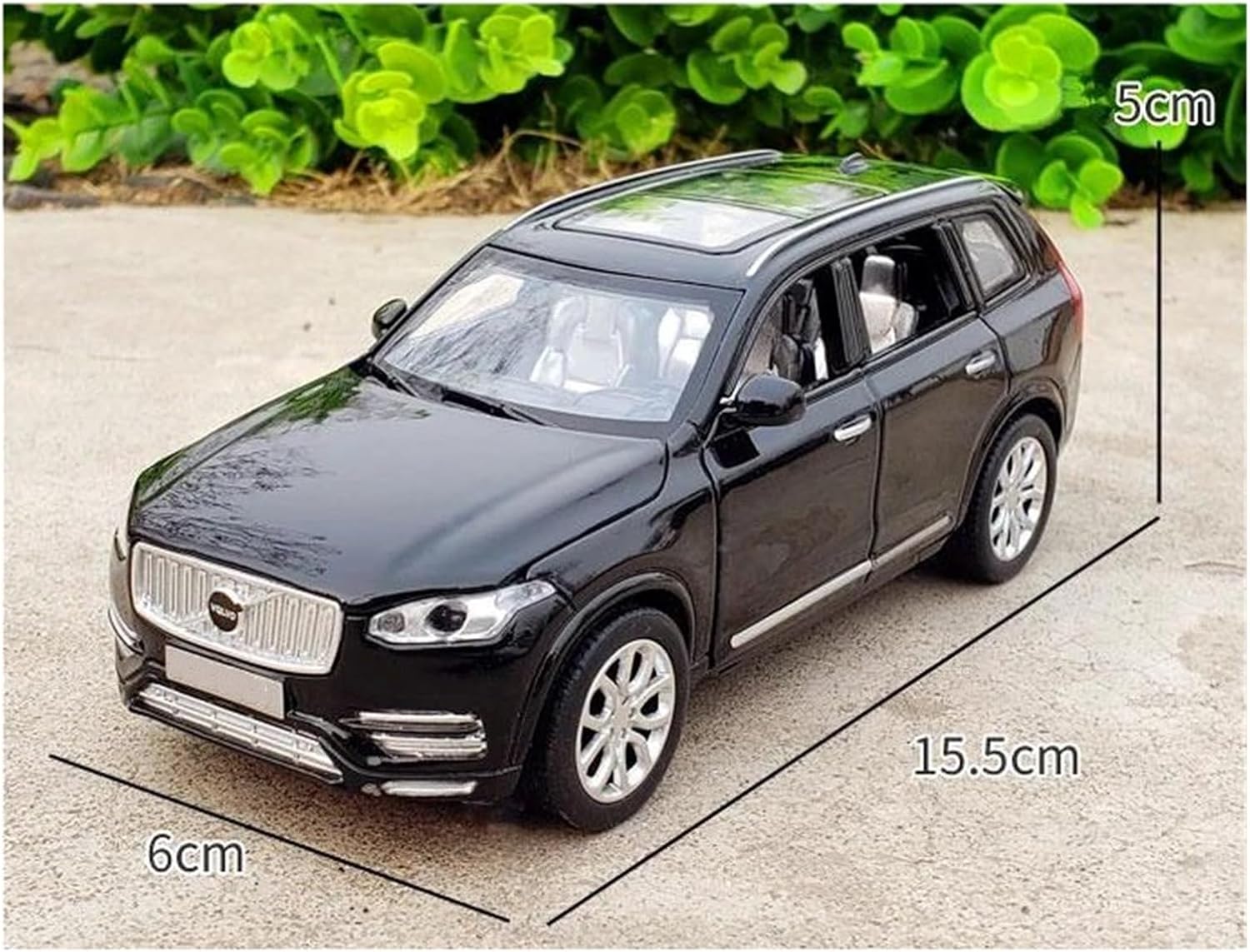Scale car Model 1:32 for XC90 SUV Alloy Car Model Diecast Metal Car Model Collection Ornaments Put in Display Cabinet Suitable for Display(White)