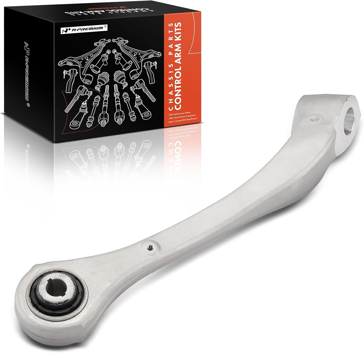 A-Premium Front Left Rearward Lower Control Arm, with Bushing, Compatible with Ford Explorer 2020 2021 2022 2023 2024