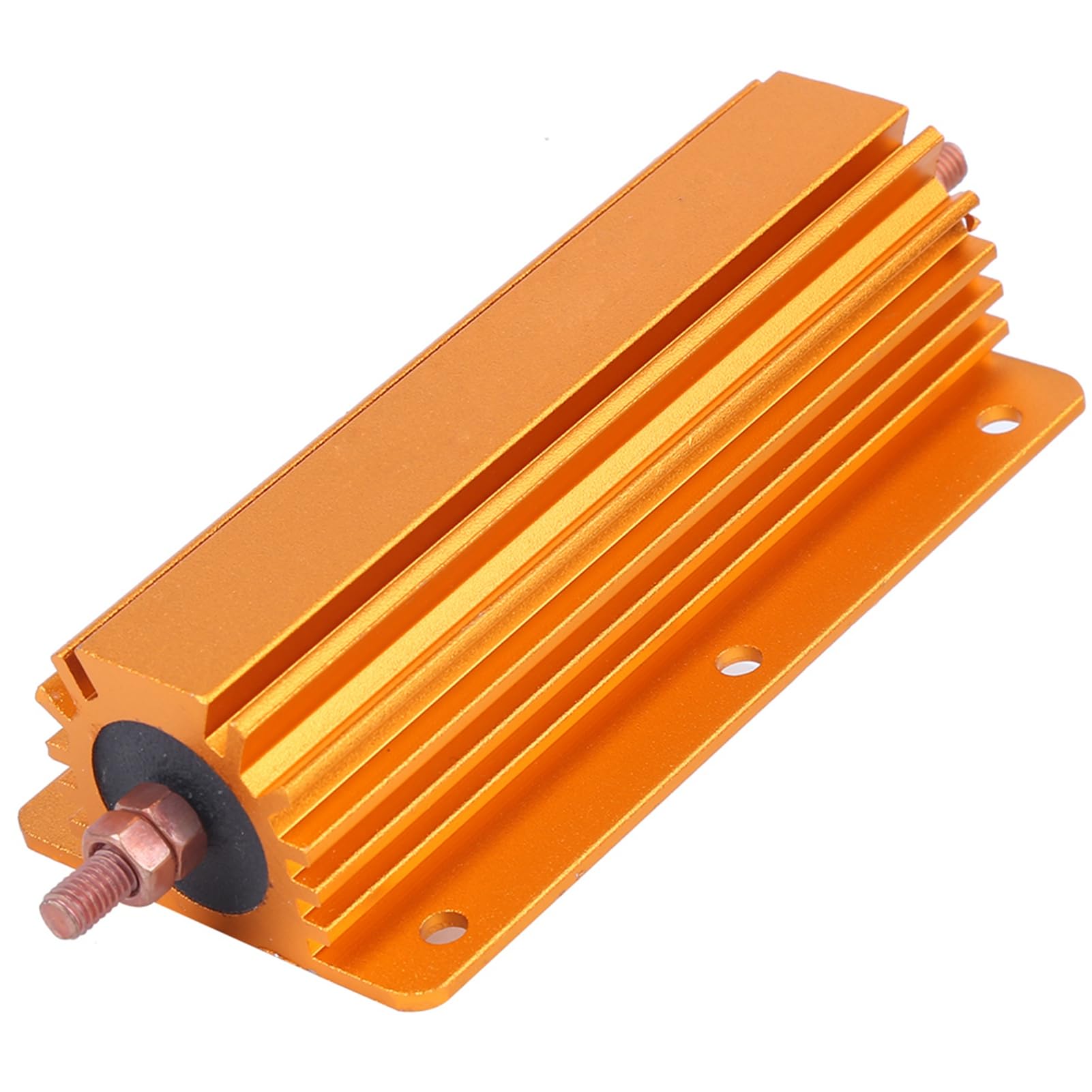 Hyuduo Résistance de Puissance 200W 1 Ohm, Boîtier Aluminium pour Alimentation et Capteur - Résistance Bobinée Rx24 avec Support de Fixation Visé
