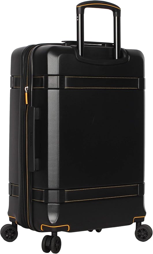 Lucas - Maleta rígida para equipaje (tamaño mediano, 24.0 in, extensible,  con ruedas giratorias) : Ropa, Zapatos y Joyería - Amazon.com