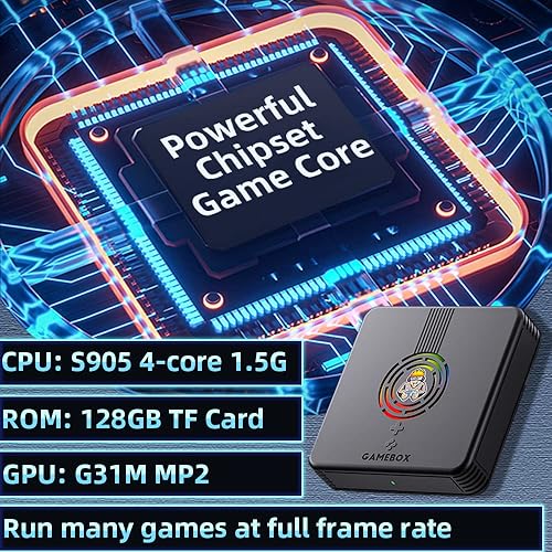 Miniatura 6 de Consola de juegos retro X9 TV salida HD Plug and Play Consola de juegos de videojuegos, sistema emulador clásico preinstalado Super Game Box 2