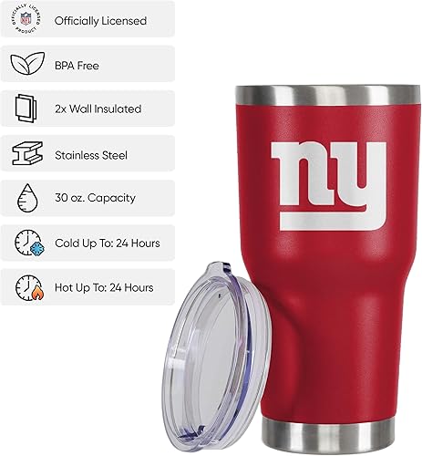 Vista 125 de FOCO NFL Team Logo 30oz Insulated Stainless Steel Travel Mug Tumbler