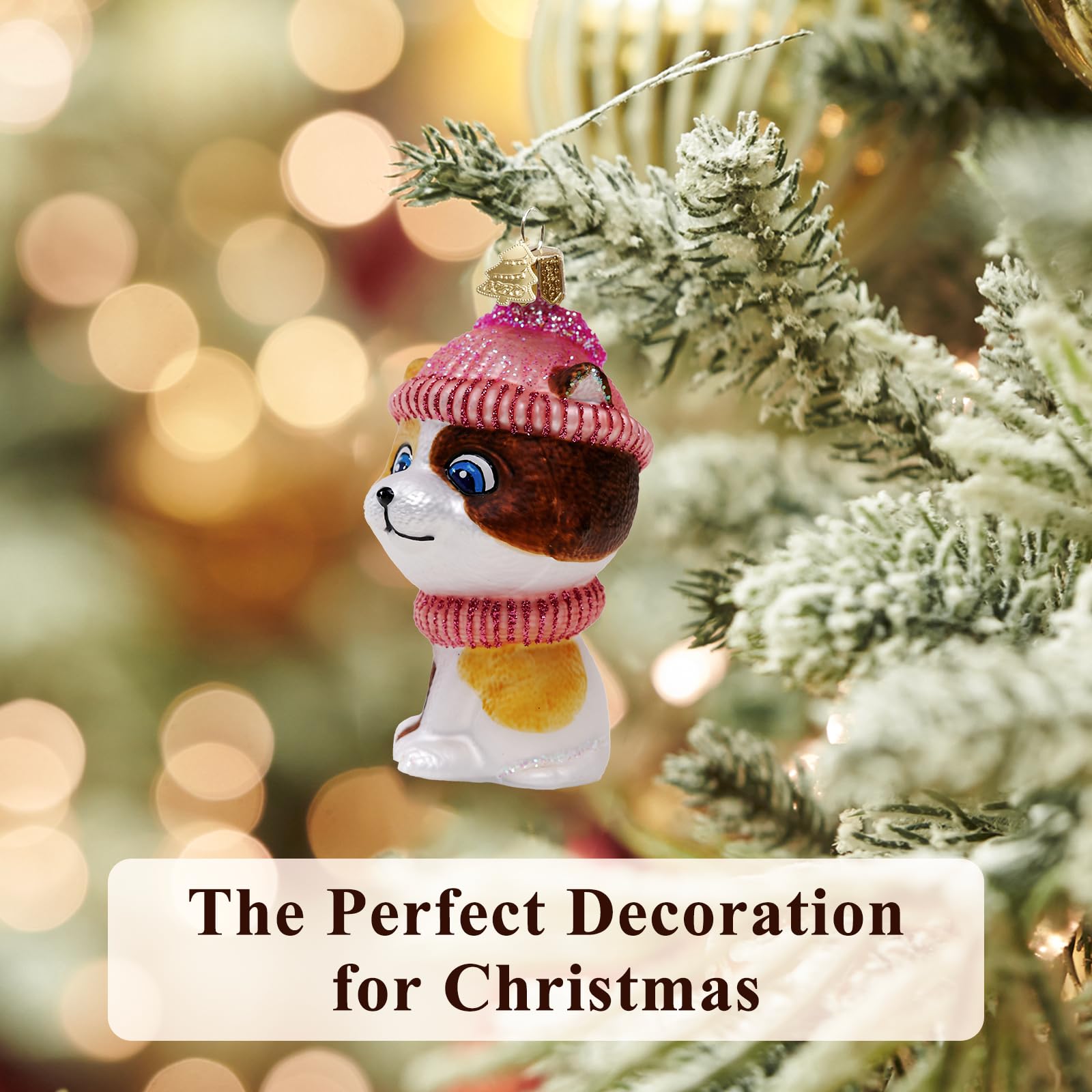 12 Stück Weihnachtskugeln Aus Glas - Vintage Christbaumschmuck 6cm Mit Aufhänger