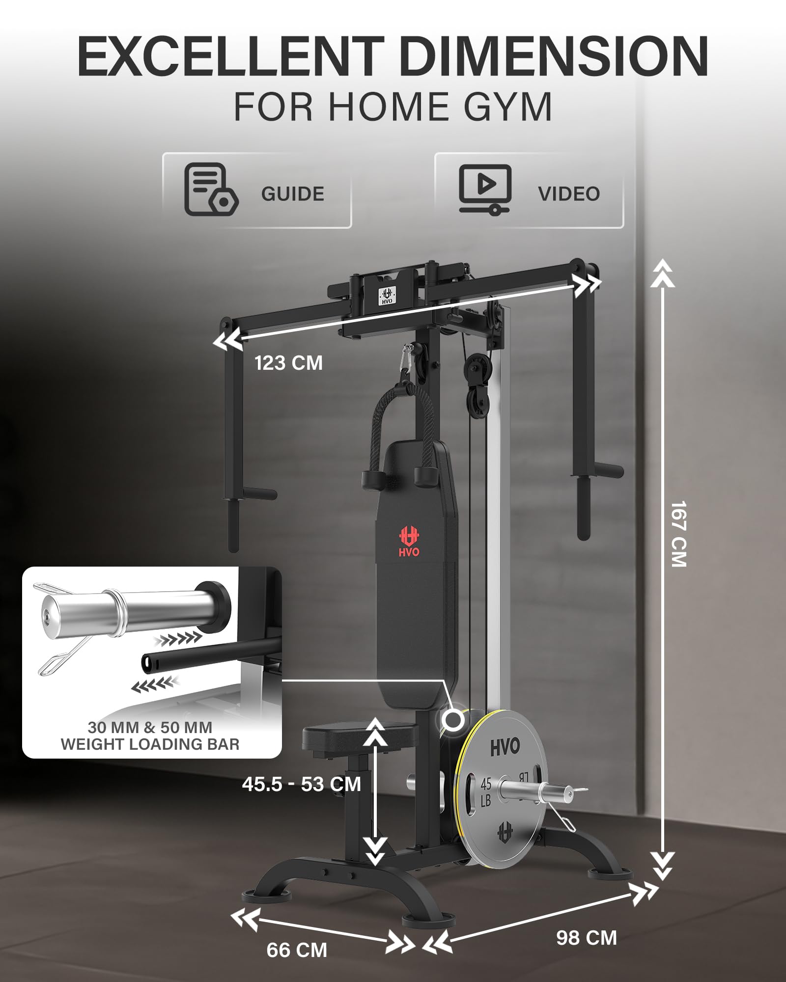 HVO Chest Fly Pec Deck Machine: per Pettorali Macchina Pectoral Trainer per Allenamento Petto e Deltoidi Posteriori Attrezzo Fitness Casa Professionale Nero