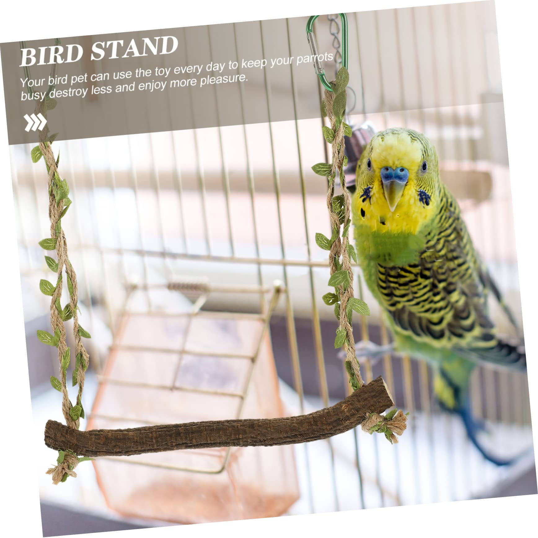 Yardwe 5stücke Parakeet Schaukelspielzeug Für Papageien Natürliche Vogelspielzeug Perch Für Käfige Für Wellensittiche Und Kleine Vögel Fördert Spiel Und