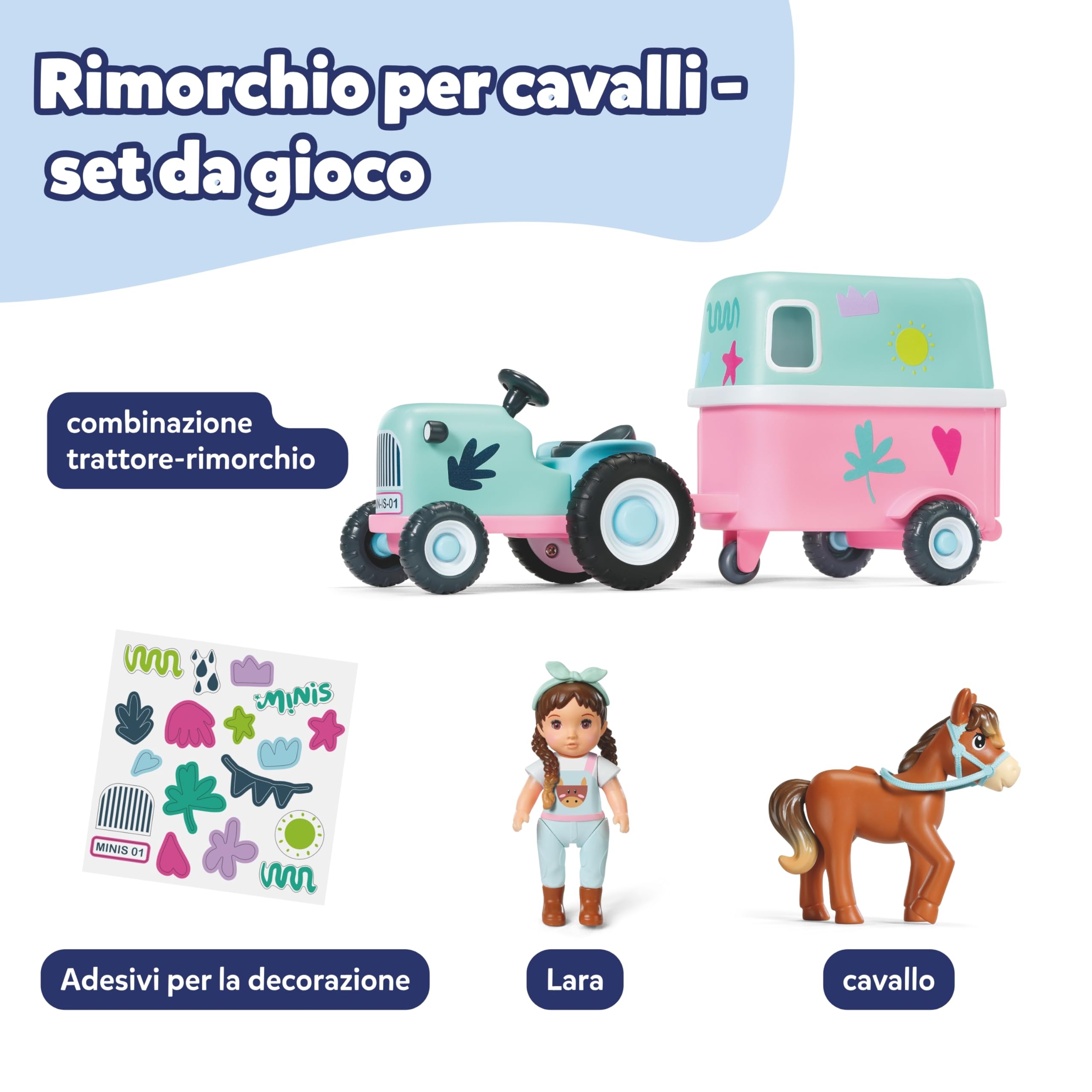 BABY Born 906279 - Ciondolo a forma di cavallo, con Lara
