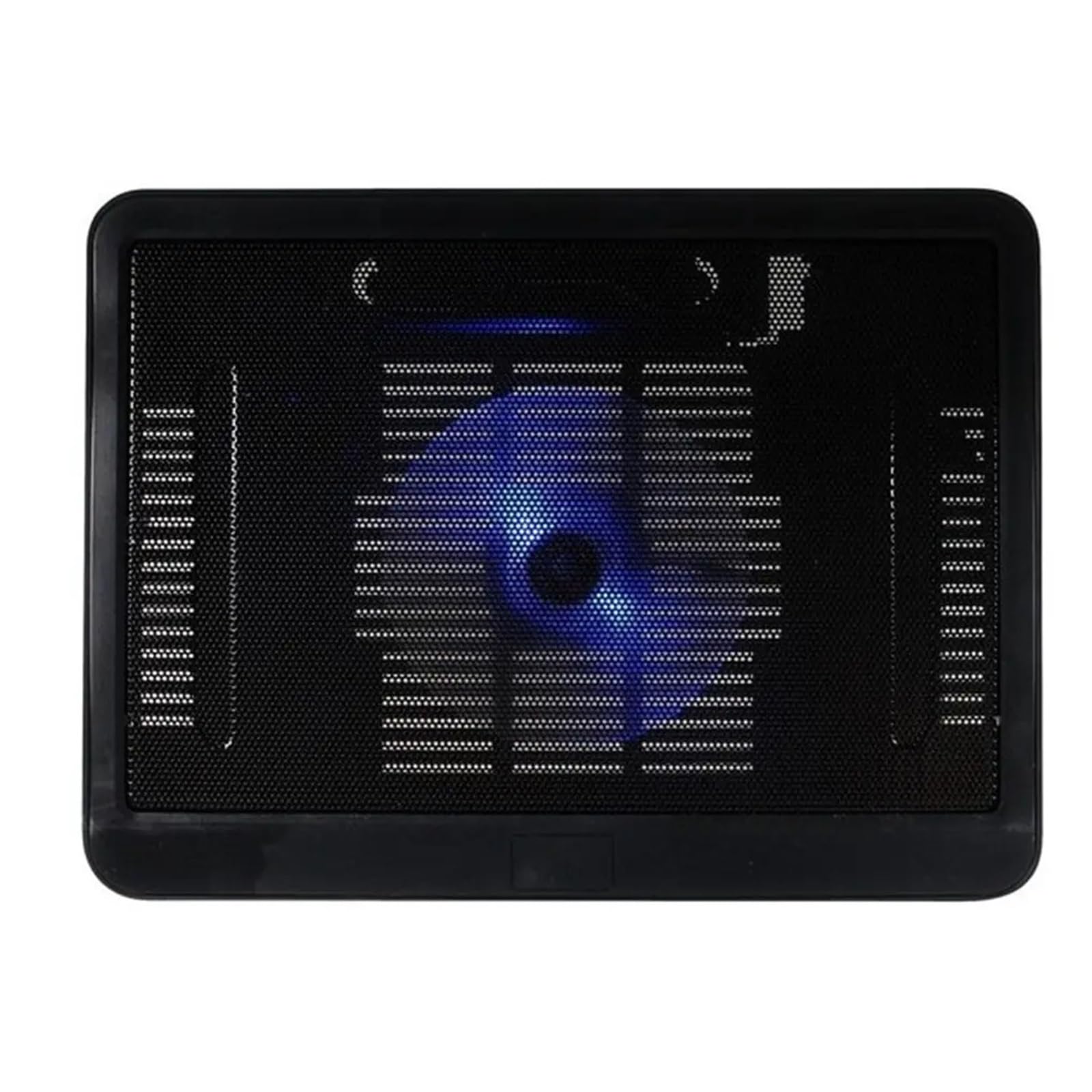 Laptop Cooling Pad Noir Ultra Mince Plaque de Refroidissement pour Ordinateur Portable Support réglable Ordinateur Portable Ventilateur de Ventilation Ventilé pour Ordinateur Portable
