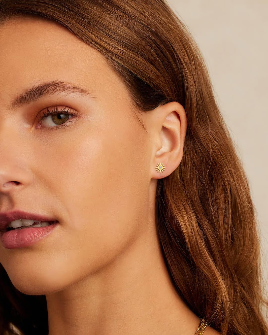 Sweetkiki Flat Back Earrings, Star Bow Evil Eye Stud Earrings in 14K Gold Plated Hypoallergenic | Cartilage Earring | Tragus Helix Piercing Jewelry | Threadless Push in Flatback Nap Earrings for Women - Image 3