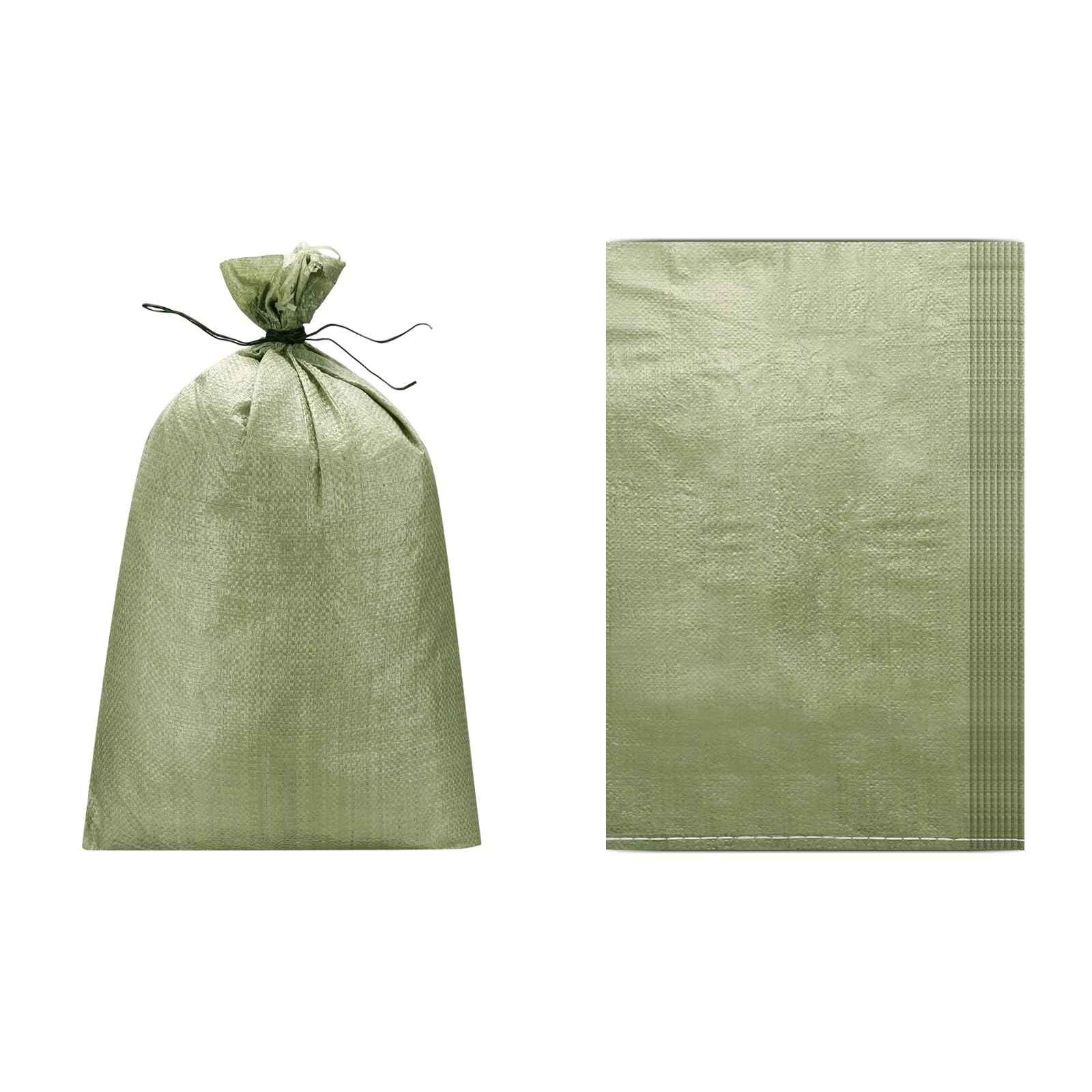 Bolsas de arena vacías PATIKIL de 21.7 x 36.2'' para control de inundaciones y obras, 10 uds