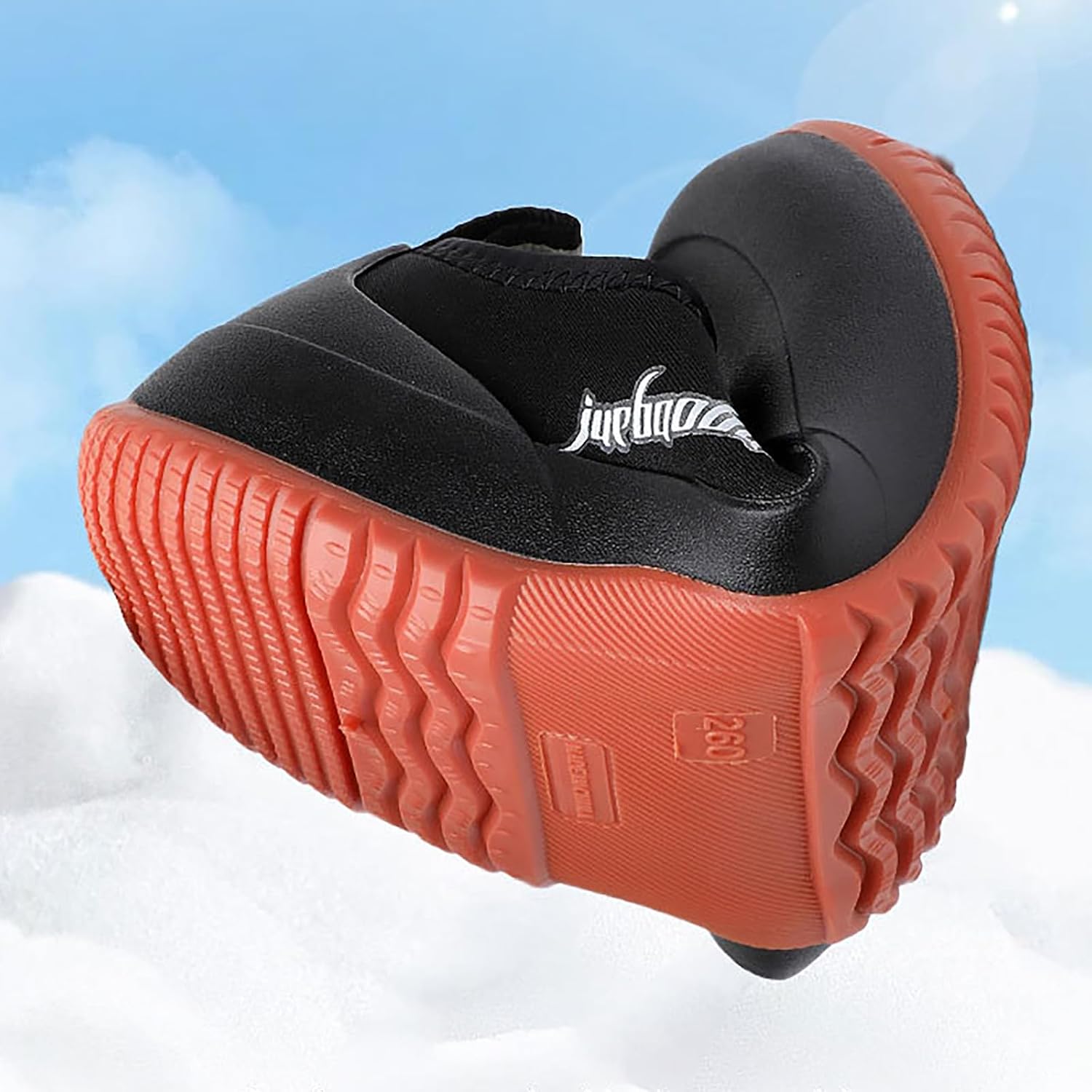 Men'S Waterproof Low-Top Rain Shoes Comfortable Slip-On Soft Non-Slip Deck Shoes For Fishing Camping Kitchen Work