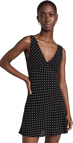 PAIGE Women's Juanita Dress, Black/Café, 4
