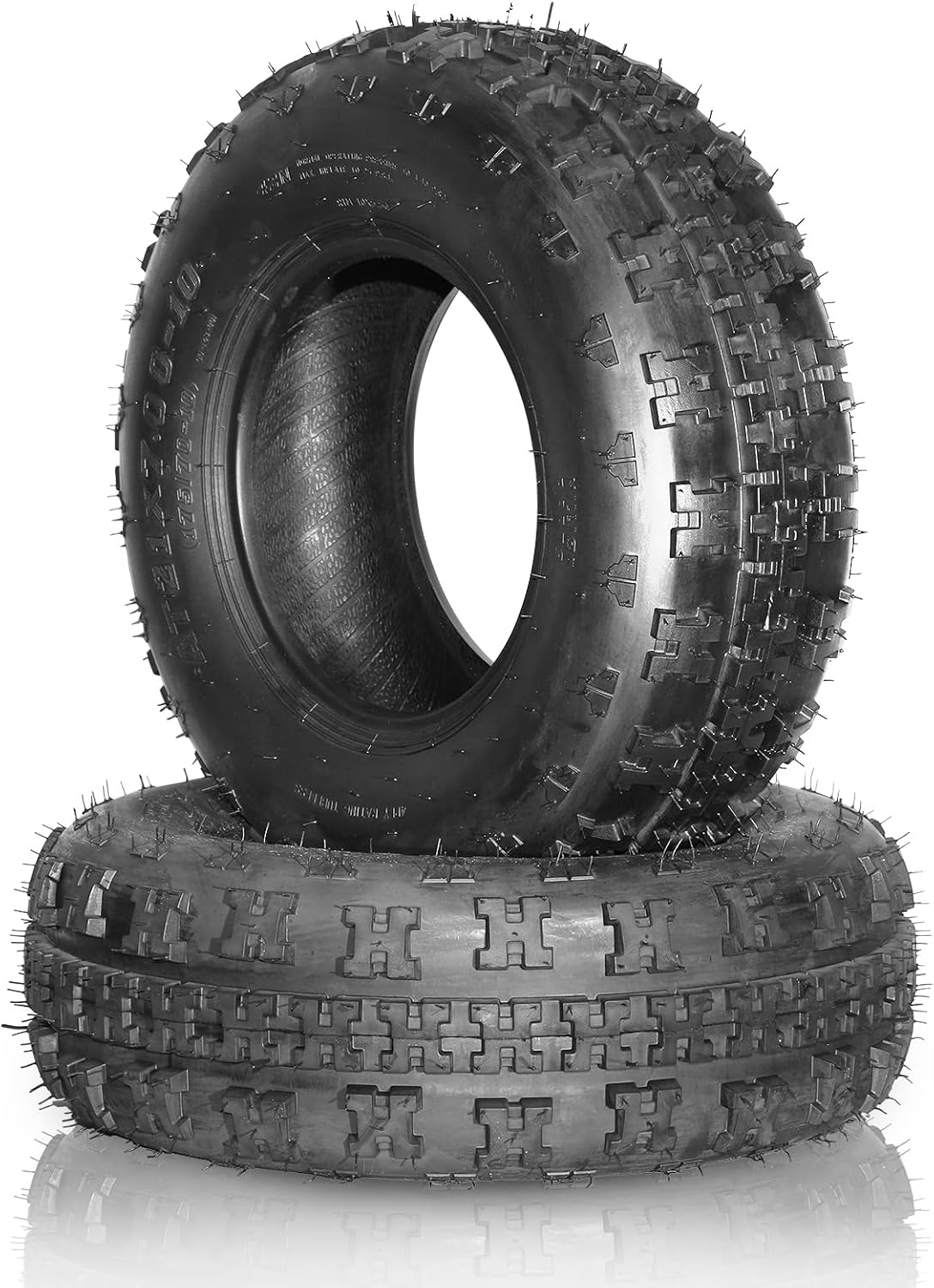 Autoforever 4 ATV/UTV Mud Tires 2x 21x7-10 Front 2x 22x10-10 Rear
