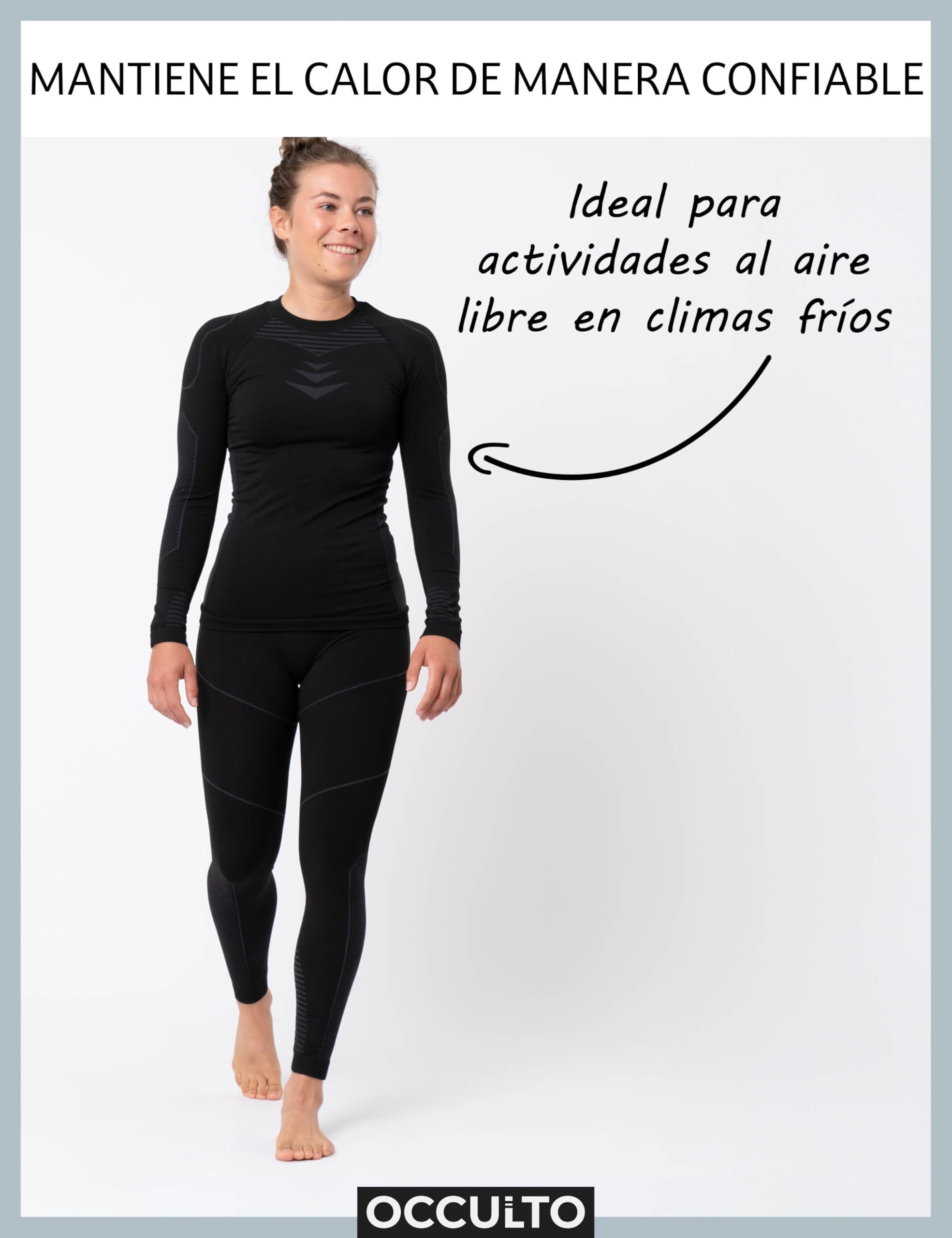 Occulto Ropa termica Esqui Mujer (Modelo: Lindsey)