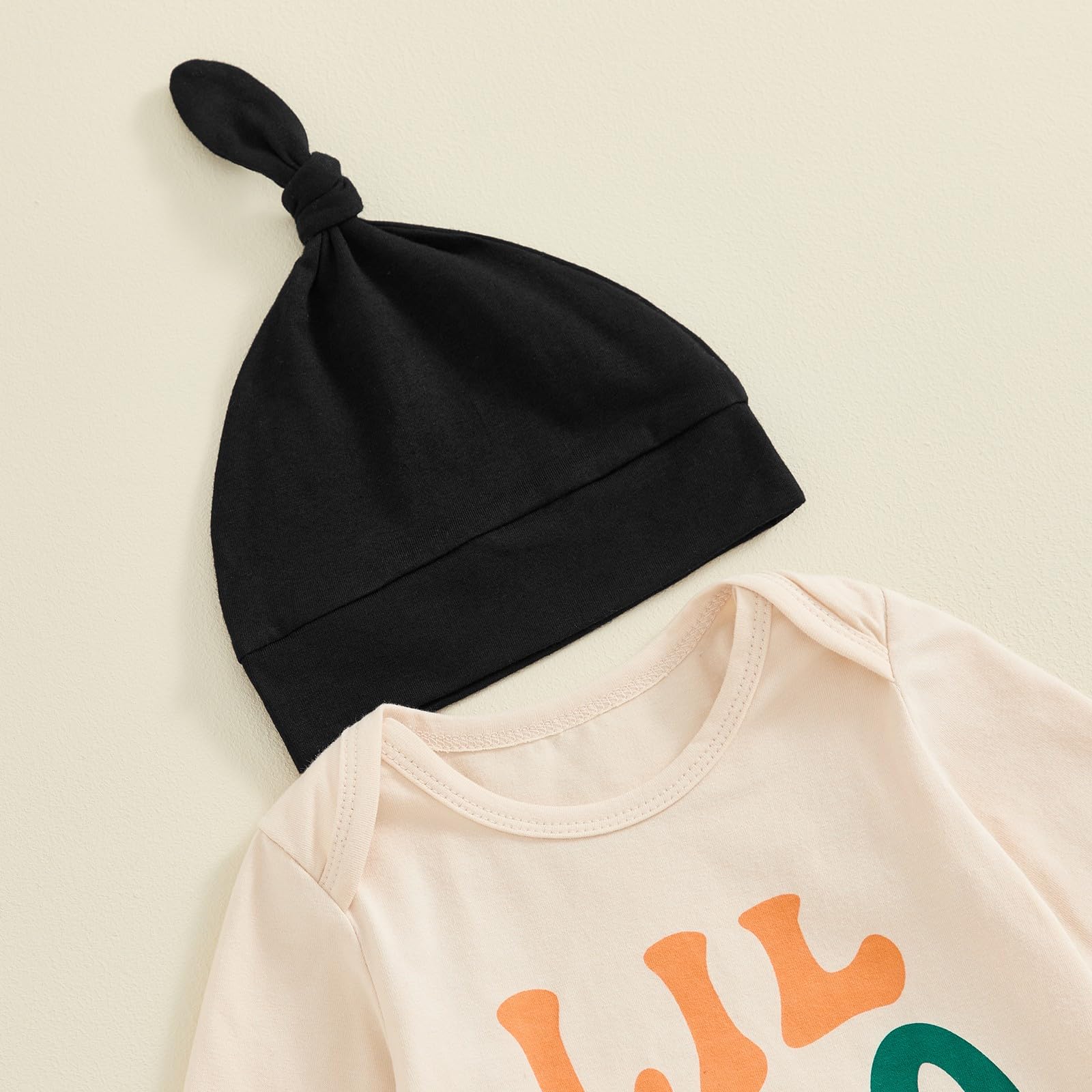 Bonangber Little Brother Newborn Outfit Letter Long Sleeve Romper Little Brother Onesie Casual Pants Set Little Brother Outfit(A-Black,6-12 Months)