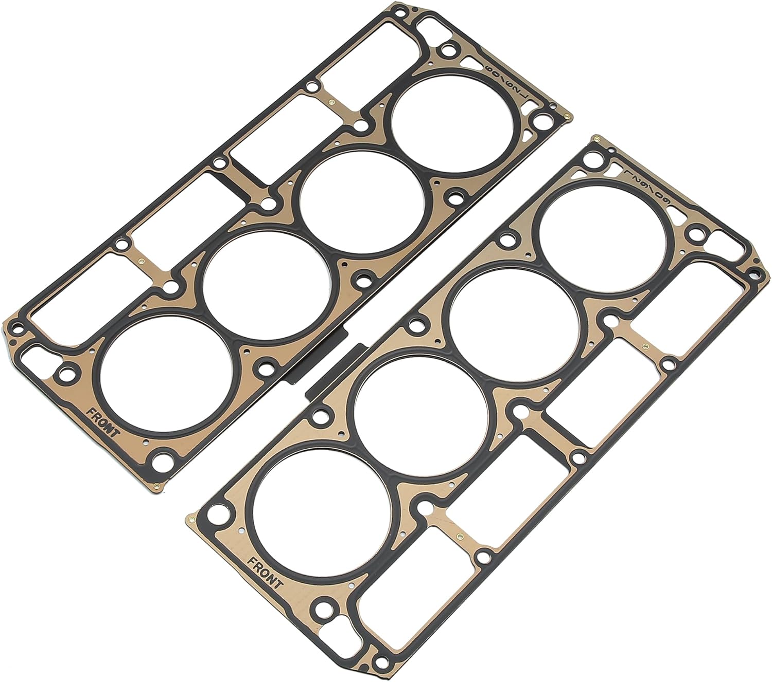 X AUTOHAUX 2Pcs Engine Cylinder Head Gasket for Chevrolet Camaro 2012-2015 for Cadillac CTS 2009-2015 Gasket Cylinder Head for Engine 6.0L, 6.2L, 7.0L Replace 12622033 12610046