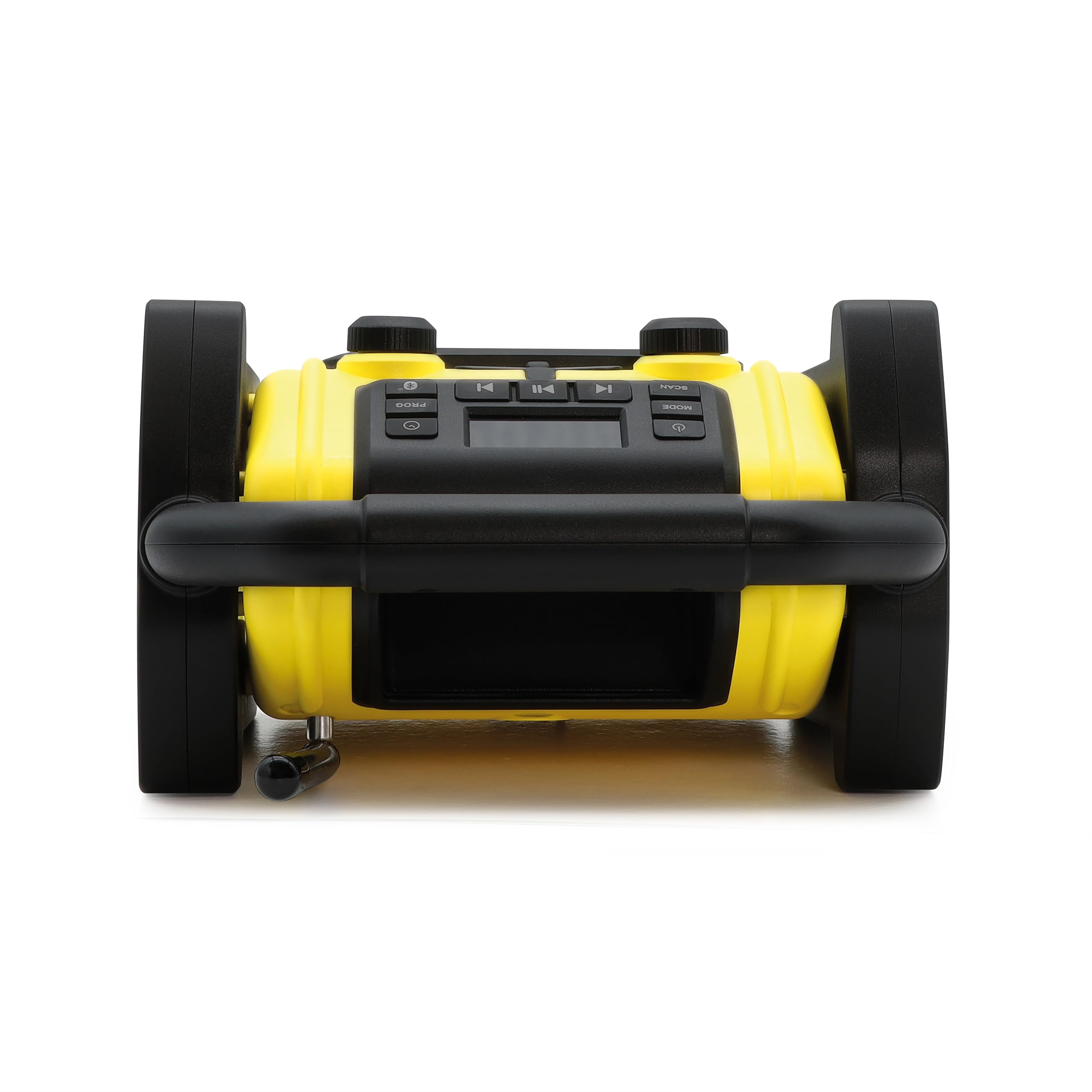 Metronic 477217 - Radio de Obra FM, Bluetooth, powerbank, protección IP54, Resistente a Golpes, Polvo y Salpicaduras, Potencia Musical Total 30 W, USB, alimentación eléctrica ó Pilas