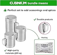 Vista 4 de [10oz + 10oz + 14oz] Paquete de dragado de acero inoxidable - por CUSINIUM