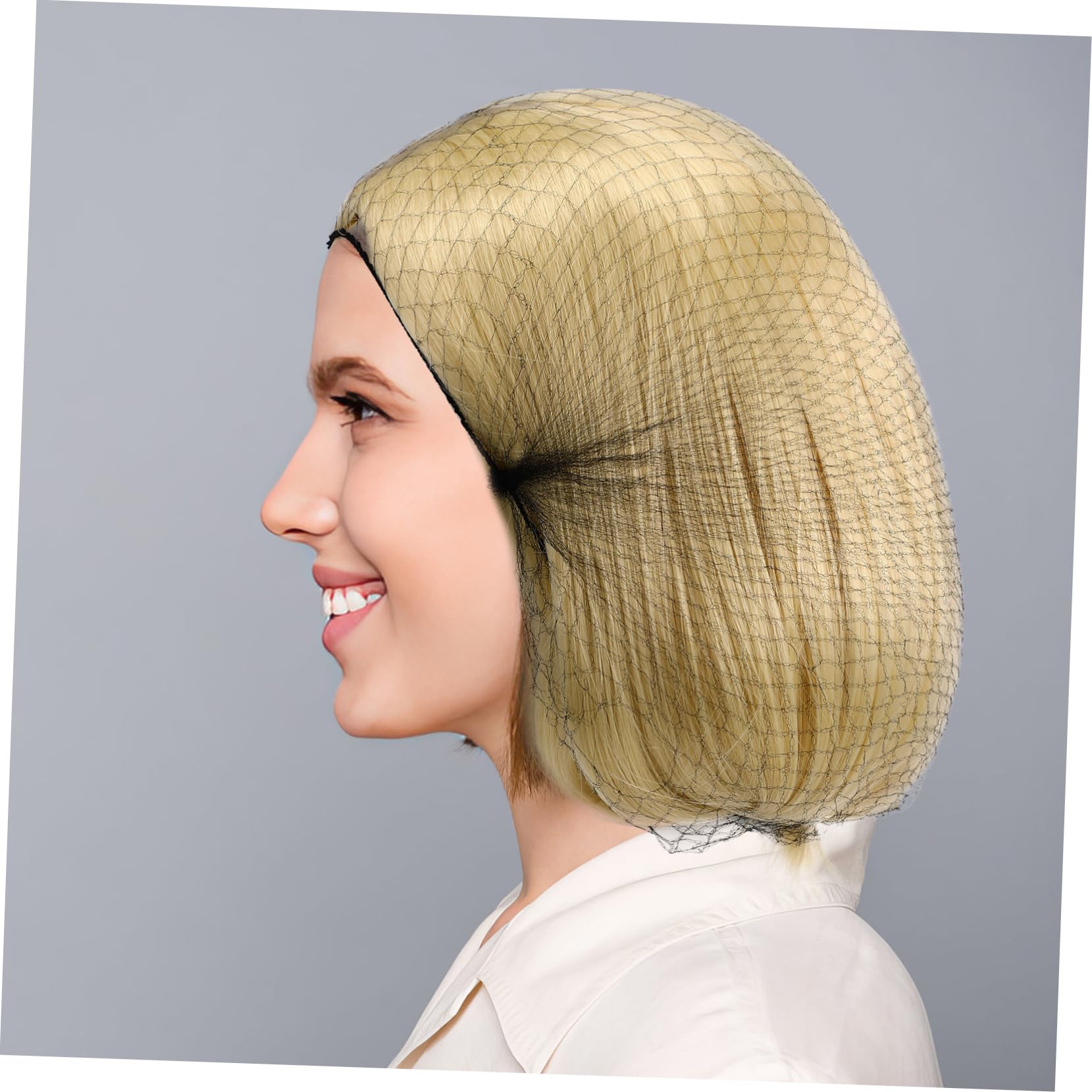 Housoutil Feines Haarnetz 500 STK Perücken Haarnetze Einweg-stirnbänder Schlafendes Mesh-Taschen Stirnbänder Für Männer Mesh Unsichtbares Weben Stirnband Langsieb