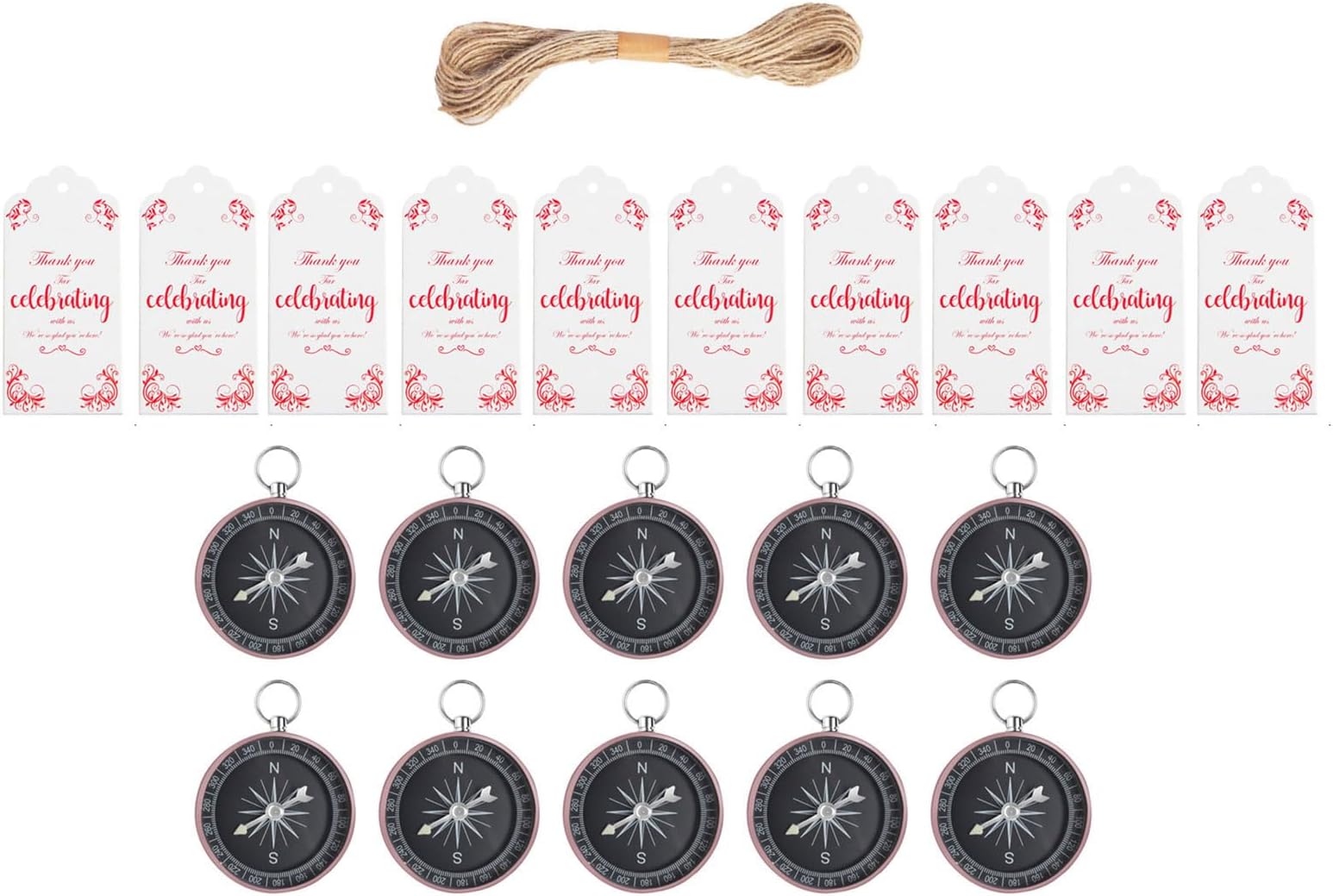1set Creative Wedding Candy Box Partner Gift Wedding Candy Box Compasses Pendants For Unique Celebrations Bridal Shower Favor