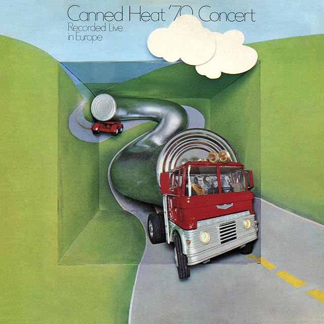 '70 Concert Recorded Live In Europe por Canned Heat, capa do álbum