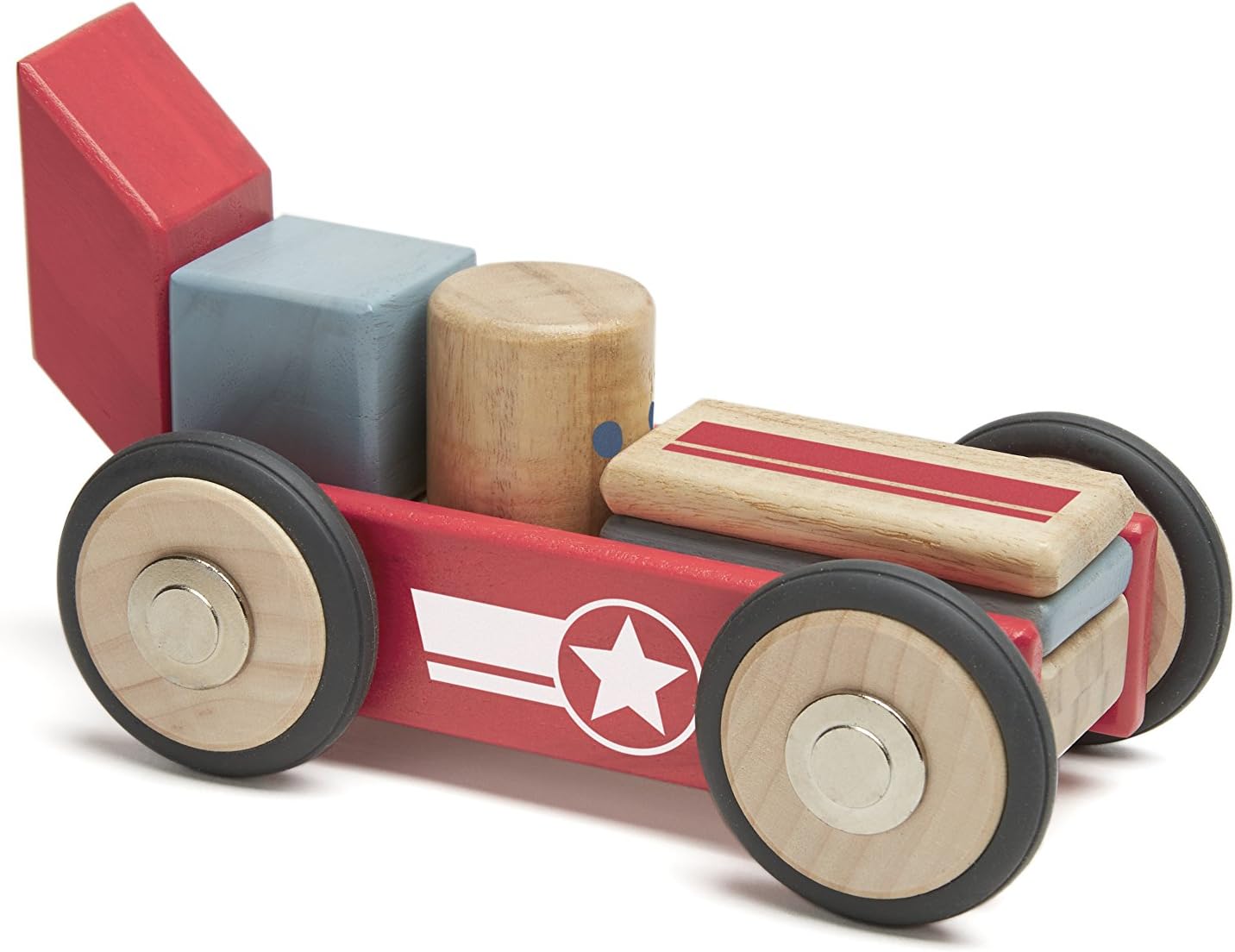 Daredevil Magnetic Wooden Block Set, 1-99 years old, 12 pieces