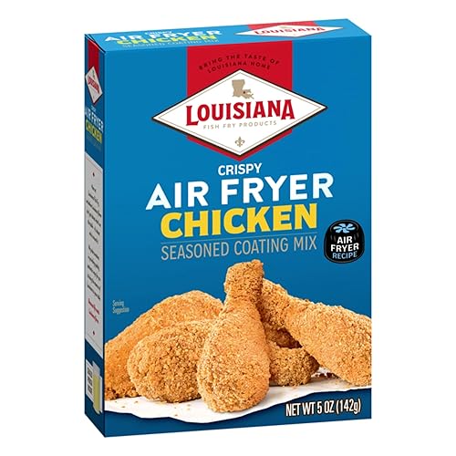 Louisiana Fish Fry Air Fryer Chicken Seasoned Coating Mix -