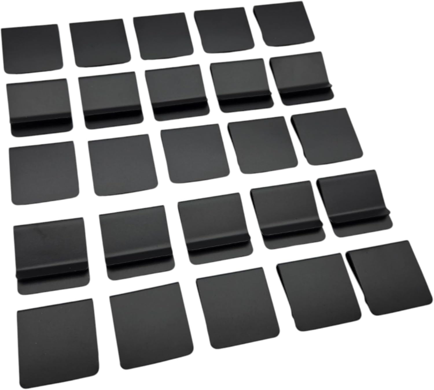 Hat Brim Clip Blanks 25 Pack for Laser Engraving – Anodized Aluminum Hat Clips for Custom Engraving – Bulk Maker Supply